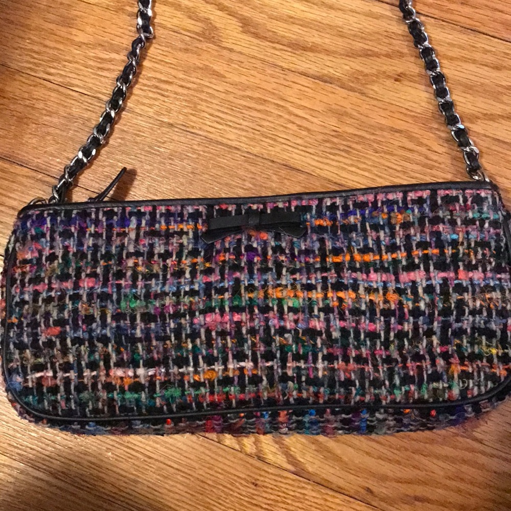 Talbots Colorful Purse with chain & bow